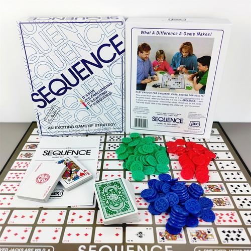 Sequence序列迷阵桌游卡牌英文版策略花式五子棋互动对抗聚会游戏