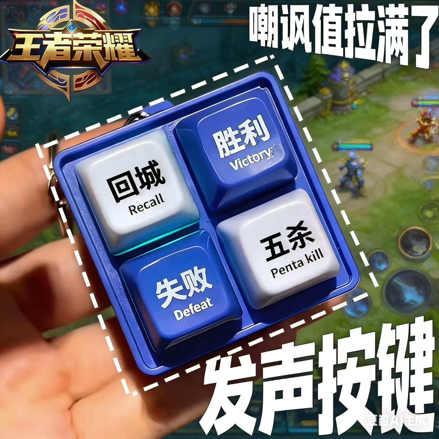 好货优选【王者荣耀四宫格按键】图片