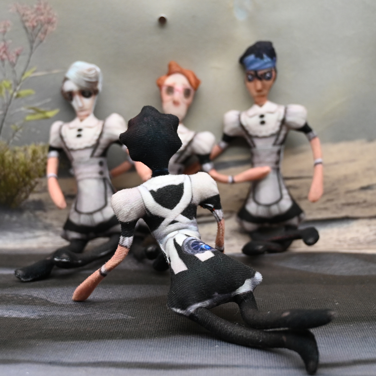 新款设计第五人格卢卡女仆装女装抽象玩偶铁丝骨架活动老鼠干公仔