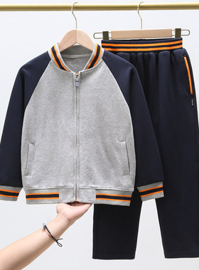 学院风儿童校服两件套