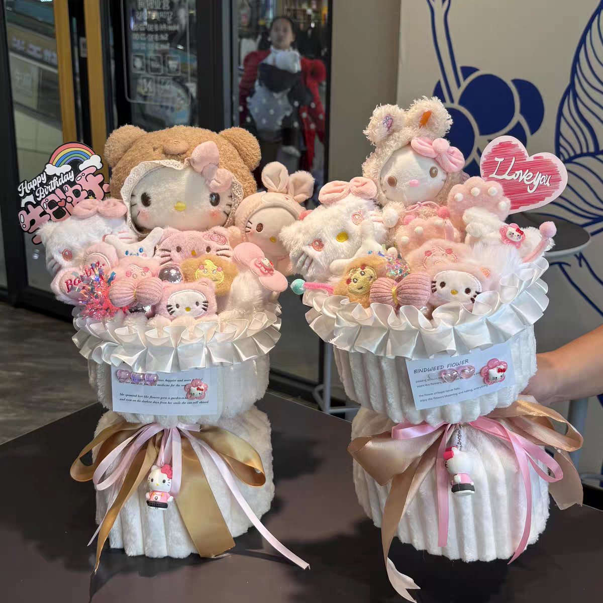 玩偶花束女童儿童女孩十八岁女生闺蜜生日成人礼物小众高级感手工图片
