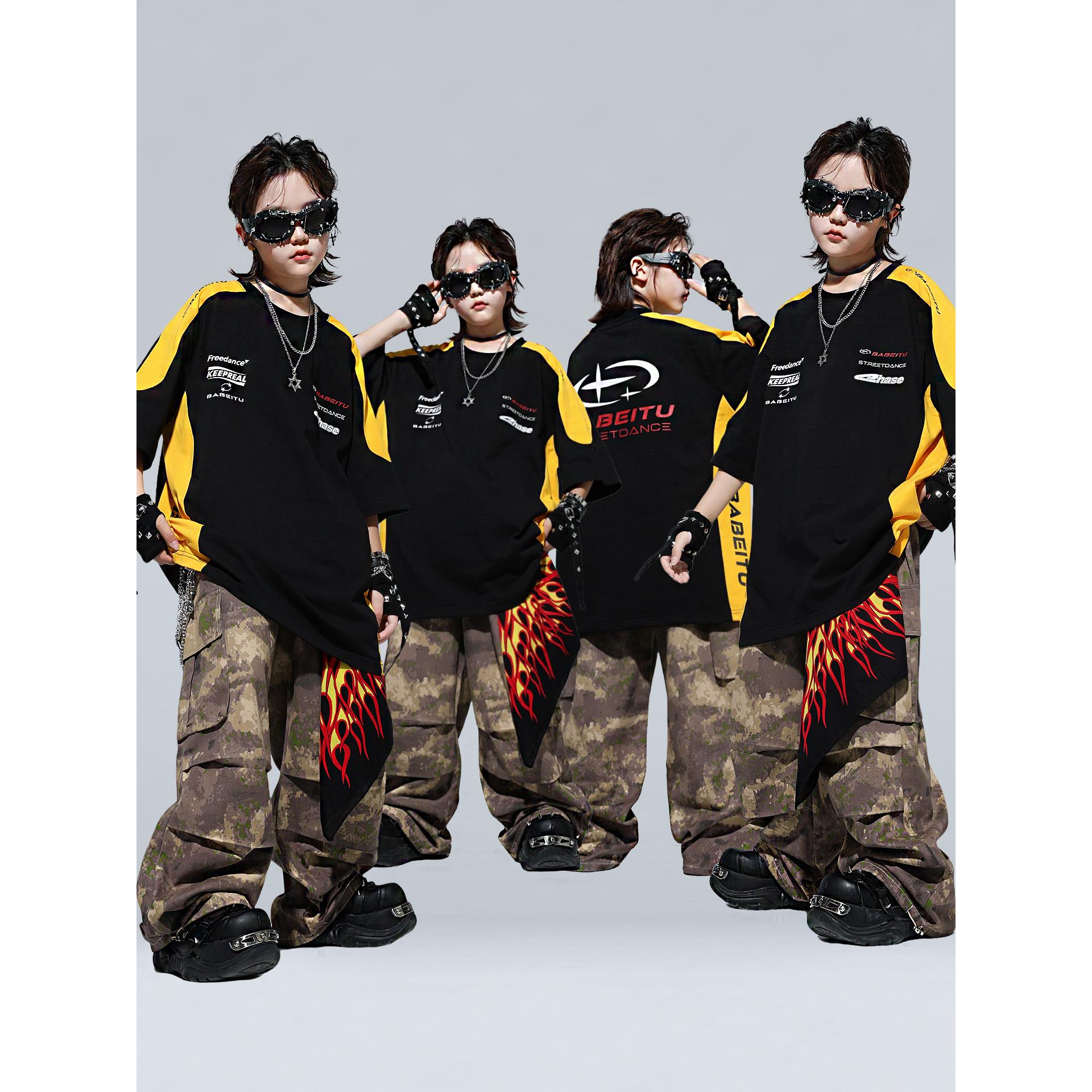 街舞儿童潮服少爵士嘻哈hi