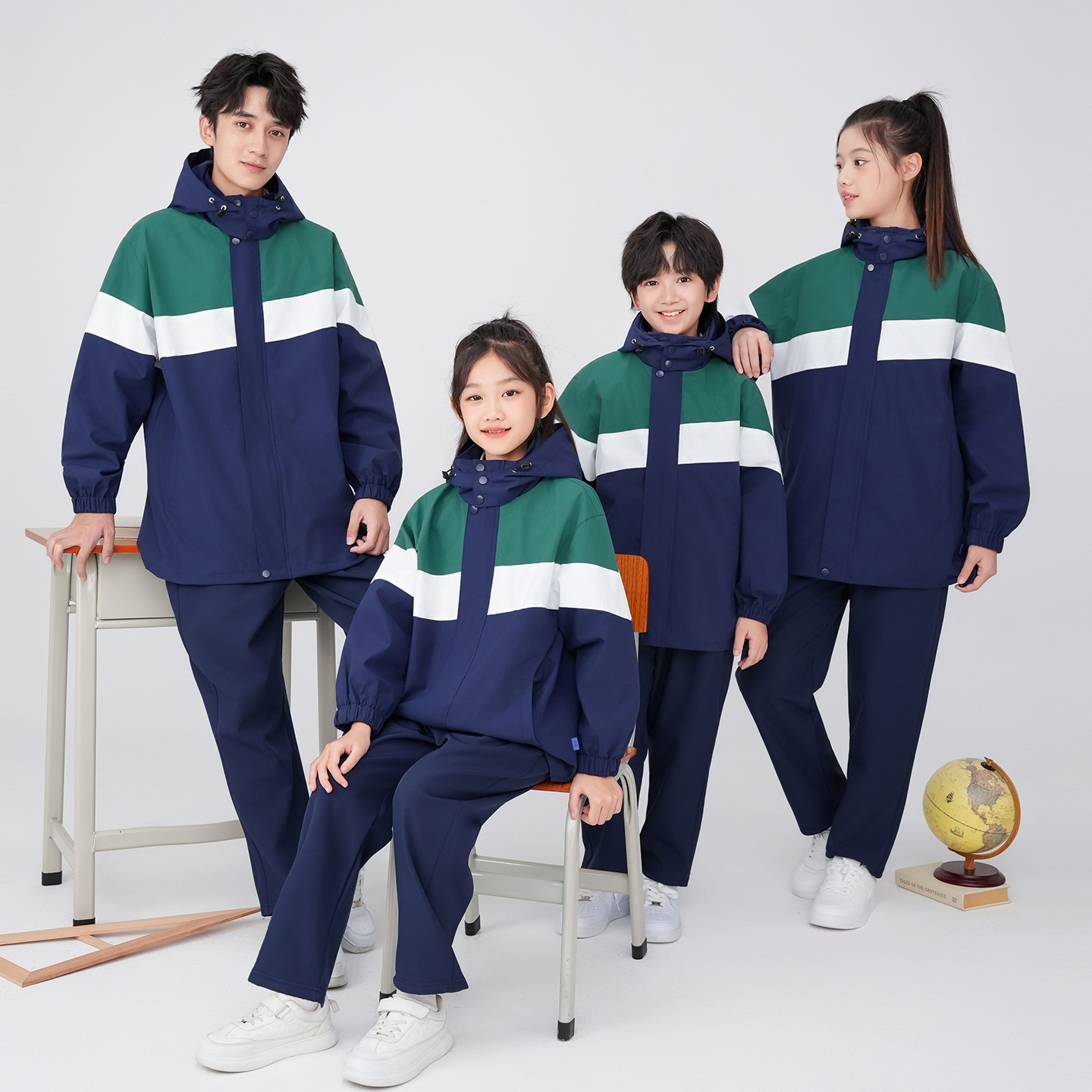 江西九江市中小学生校服冲锋衣