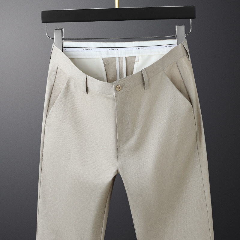 天丝亚麻长裤夏季薄款休闲裤