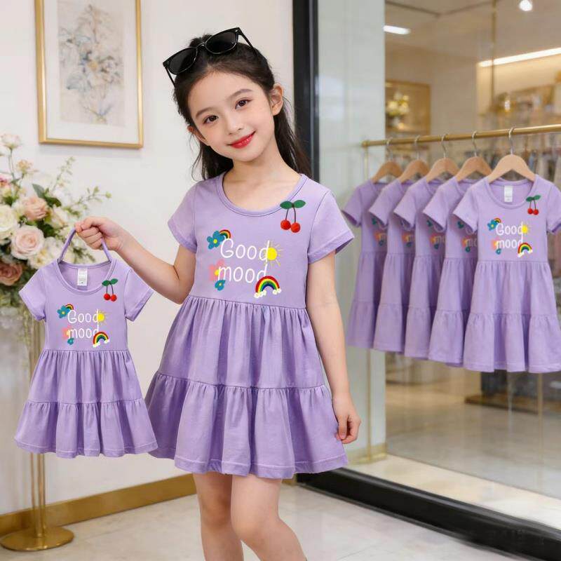 女童夏装连衣裙2026年夏季新款儿童裙子洋气童装小女孩蛋糕公主裙