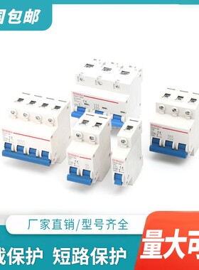 DZ47-63小型断路器过载短路保护1P 2P 3P 4P 63A 32A C型D型