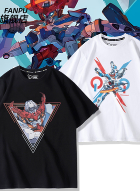 STRICT-G 机动战士高达 GQuuuuuuX周边短袖T恤男女夏季上衣服