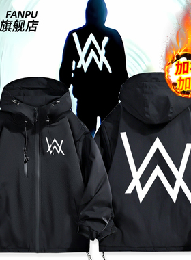 艾伦沃克嘉豪同款DJ潮faded周边同款加棉外套男女冬季棉服上衣服