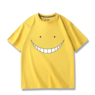 暗杀教室动漫周边杀老师印象同款cos短袖T恤男女夏季二次元痛衣服