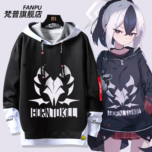 碧蓝档案T恤动漫周边鬼方佳