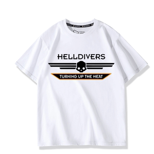 绝地潜兵2地狱潜者ps5游戏steam周边同款短袖T恤男女夏季纯棉衣服