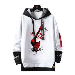 冰海战记连帽卫衣动漫周边上衣VINLAND SAGA海盗战记字母男女衣服