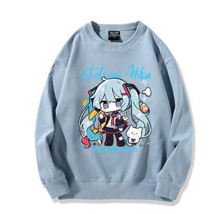 初音miku未来联名周边葱娘同款cos卫衣男女秋冬二次元上衣痛衣服