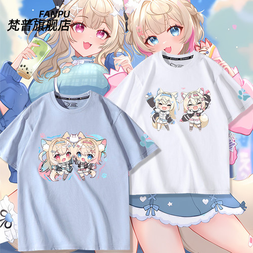 hololive虚拟主播偶像短袖