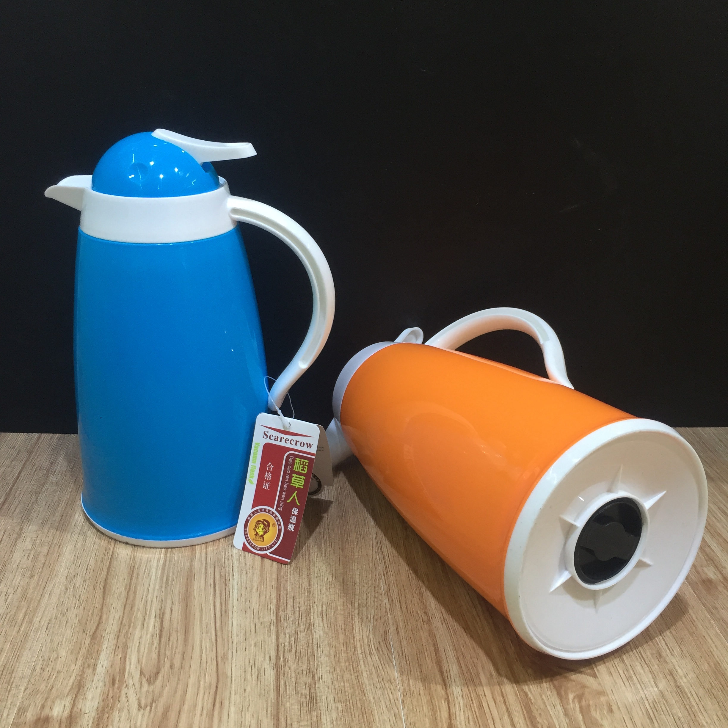 茶楼棋牌室玻璃内胆塑料壳保温壶