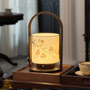 古风客厅茶室中式 饰台灯 充电台灯卧室禅意床头灯宋代国风复古装