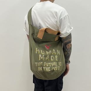 BAG字母图案水洗风格 TOTE 托特包手提包 MADE HUMAN