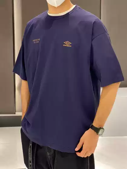 Special Clearance Sale: Manchester Embroidered Collaboration Style Crew Neck Short Sleeve Quick-Dry Material