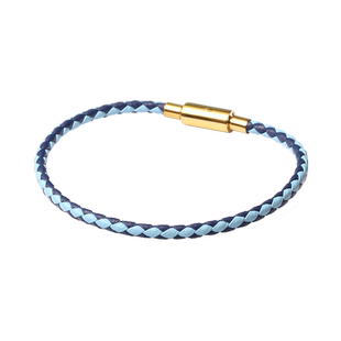 转运珠皮绳手链女可穿黄金适用于周家金珠编织粉色蓝色红绳手绳