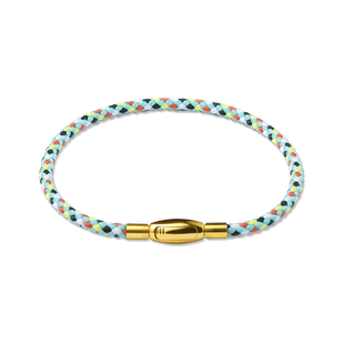 新款彩色手绳可穿黄金适用周家的转运珠皮绳小清新钢丝绳手链女