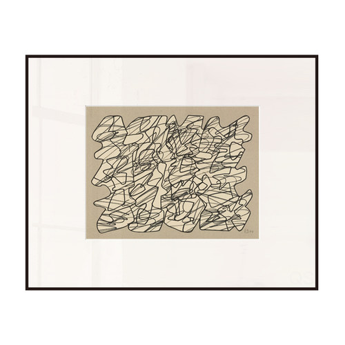 丘山生活抽象风线条高级感装饰画