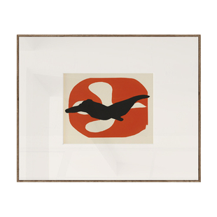 丘山生活 小众艺术文艺风格挂画小画抽象 乔治布拉克日式和风民宿