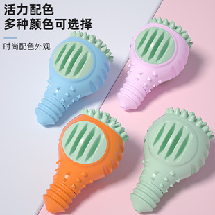 新品宠物玩具发声球tpr灯泡形状放光球磨牙耐咬狗狗玩具
