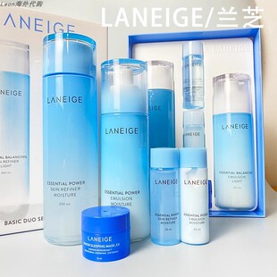 【正品保税仓直发】韩国兰芝水库凝肌水乳套盒滋润清爽干皮油皮