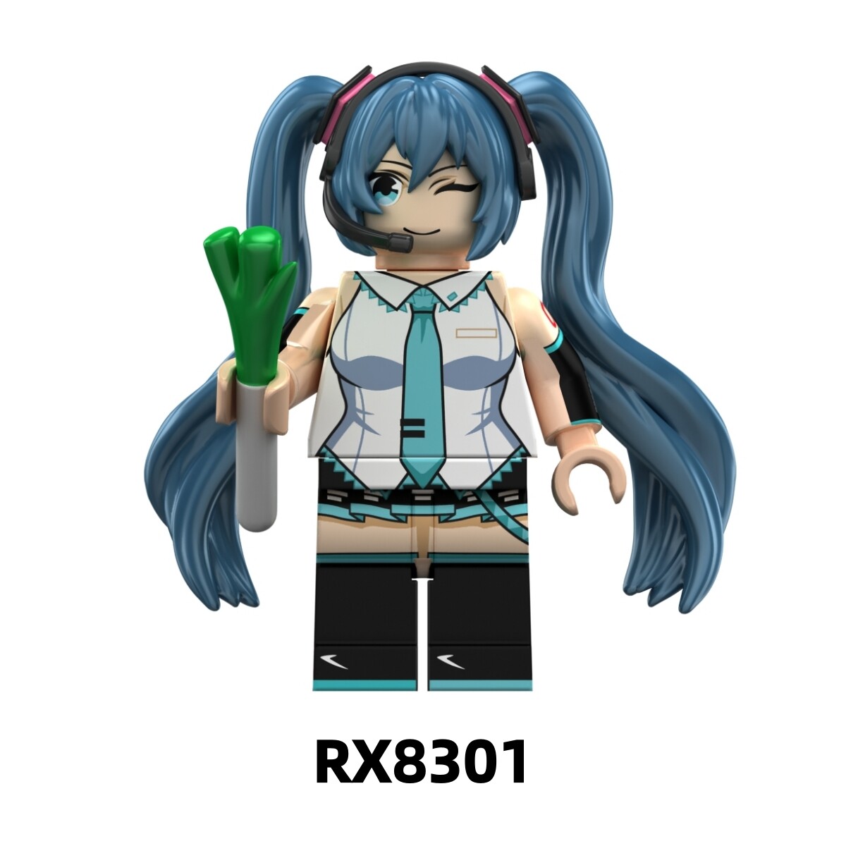 初音未来第三方人仔积木 二次元类拼装益智玩具模型