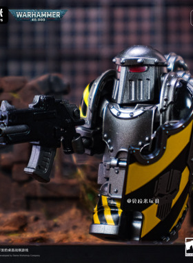 战锤40k阿斯塔特MK3动力甲 钢铁勇士帝国之拳第三方人仔拼装玩具