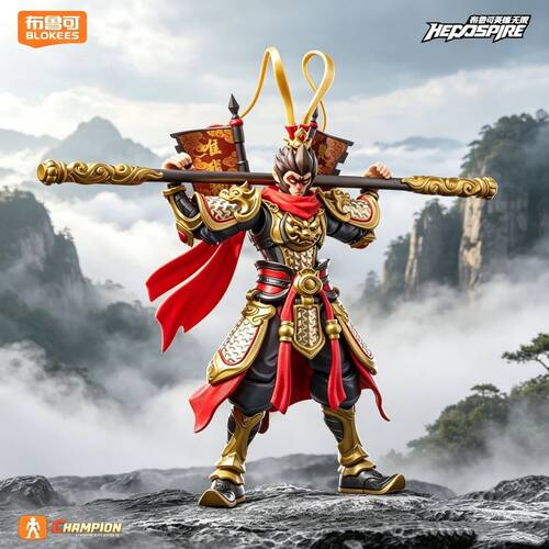 布鲁可超越版孙悟空益智积木人