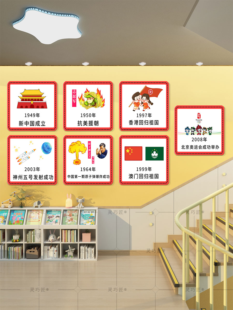 著名城市地标建筑壁画幼儿园班级教室装饰挂画酒店民宿客厅墙贴画图片