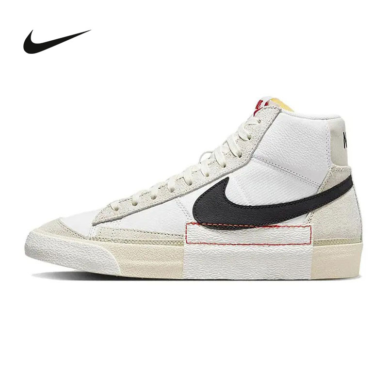nike耐克blazer开拓者男鞋中高帮耐磨百搭运动休闲板鞋dq7673-100