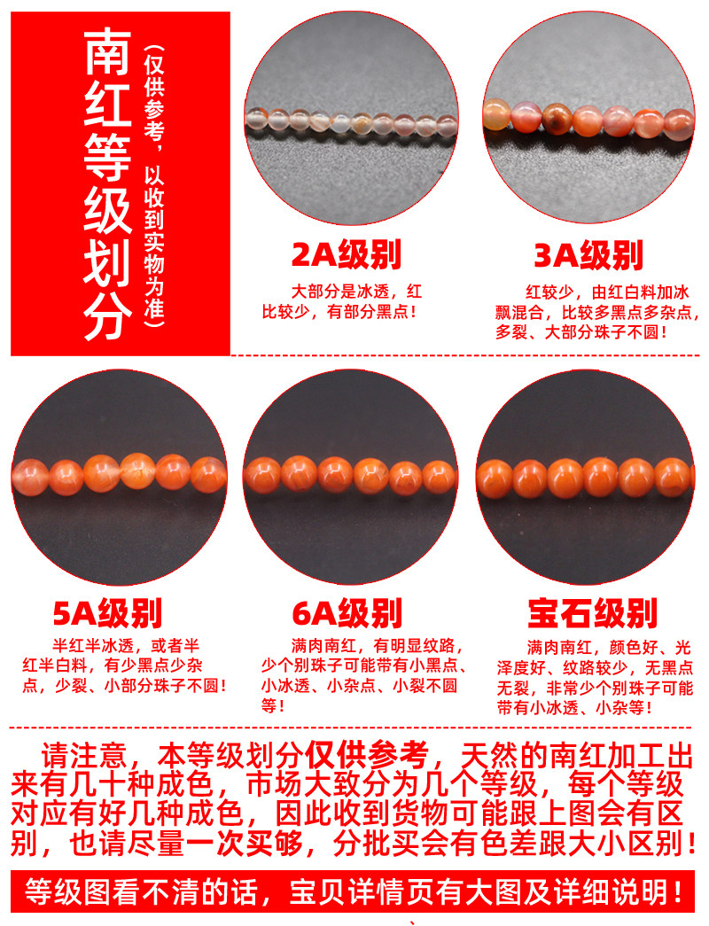 빨간 밧줄인 척 2MM 천연 남쪽 붉은 마노 팔찌 여성용 3MM 매우 얇은 팔찌 조디악 년 BAOSHAN 얼음 부동 목걸이