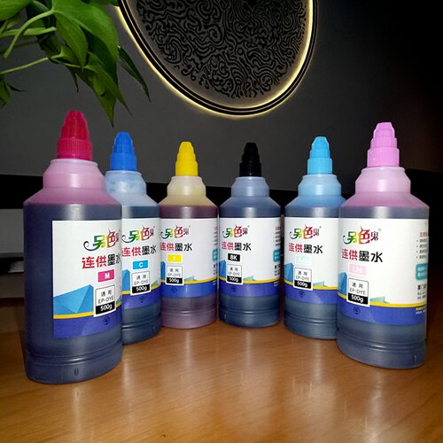 通用打印机墨水六色染料另色鬼