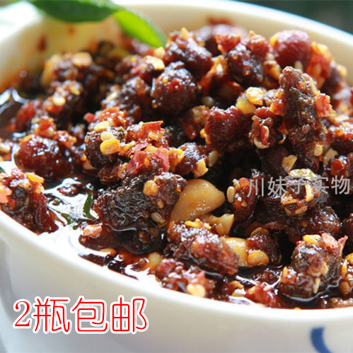 下饭牛肉豆鼓香辣酱 辣椒酱味比老干妈  颗颗牛肉看得见