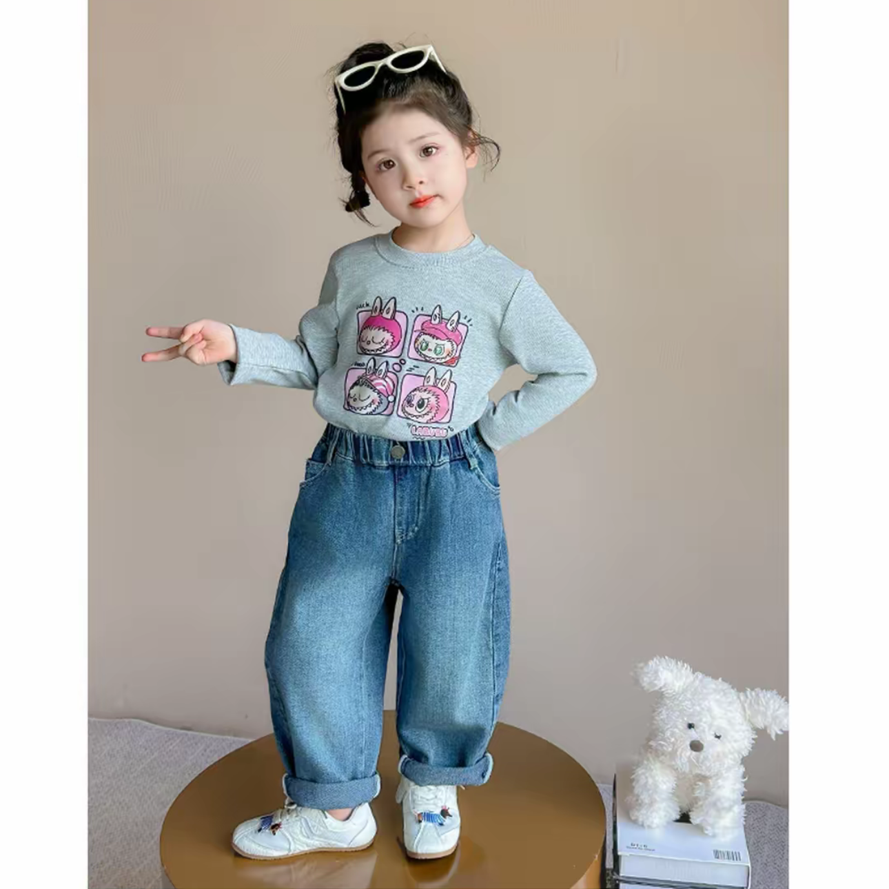 A05750（宝贝响当当）秋装新款女童早秋拉布布卫衣外套上衣打底衫,童装/婴儿装/亲子装,卫衣/绒衫,淘宝优惠券,粉丝福利购,淘宝优惠卷