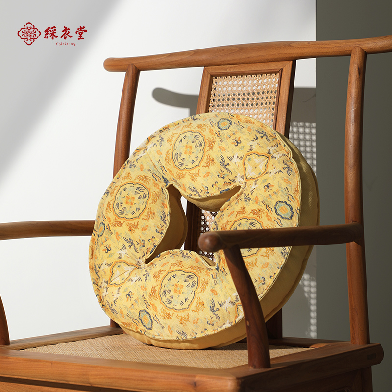 彩衣堂国风国潮抱枕铜钱金钱招财发财靠垫沙发好运创意靠枕坐椅垫