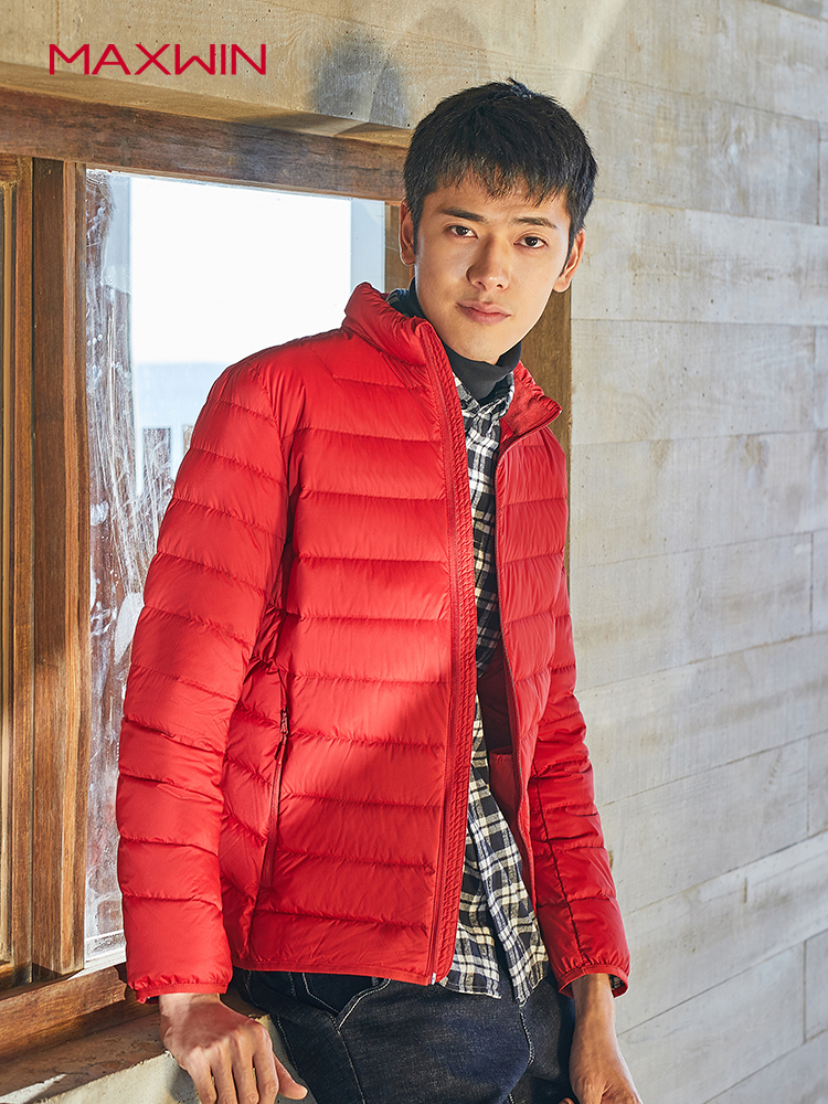 Maxwin 马威 18年冬季新款 男式轻薄羽绒服 聚划算+天猫优惠券折后￥199包邮（￥299-100）多色可选