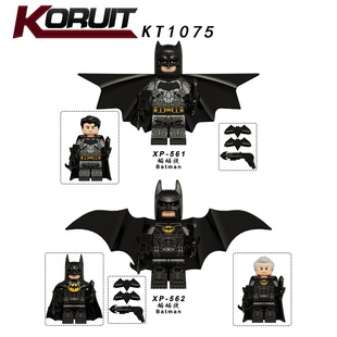 科睿KT1075DC大本基顿蝙蝠侠展开披风第三方拼装积木人仔玩具模型