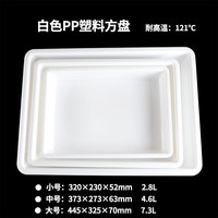 ASONE加厚塑料方盤實(shí)驗(yàn)室家用長方形PP耐高溫酸堿聚丙烯整理收納盒物料周轉(zhuǎn)盤子小中大號(hào)白/綠色進(jìn)口塑料托盤