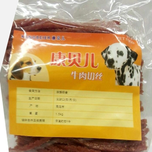 狗零食宠物切丝牛肉康贝儿