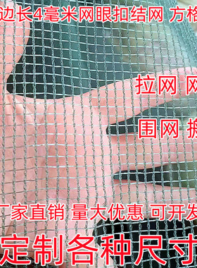 水产养殖网布3目5目加密加厚网布方格网扣结网龙虾网拉网渔网网箱