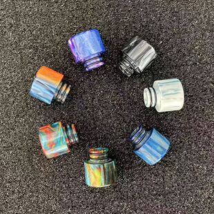 新款 510树脂吸嘴 drip tip滴嘴 防烫滴嘴 蛇皮 可拆卸循环使用