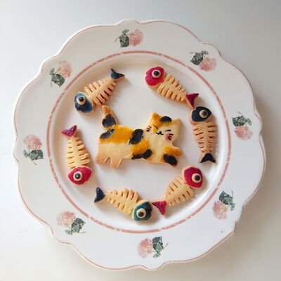 食用级PLA塑料模具猫咪