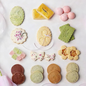 母亲节三八女神节黄油曲奇印模妇女节创意蝴蝶结手工DIY饼干模具