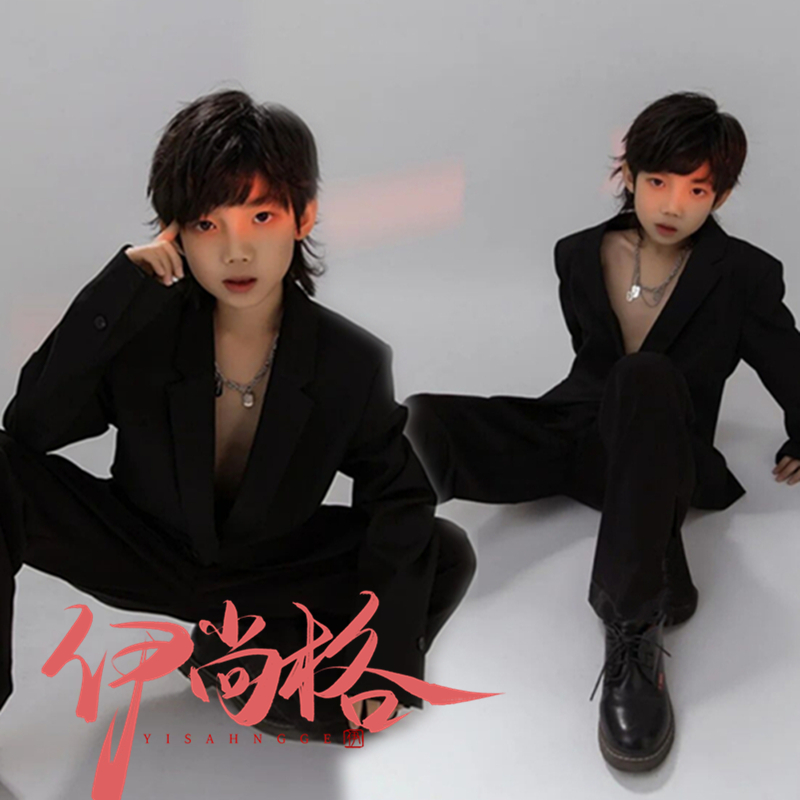 潮童舞台走秀演出服儿童跳舞服装