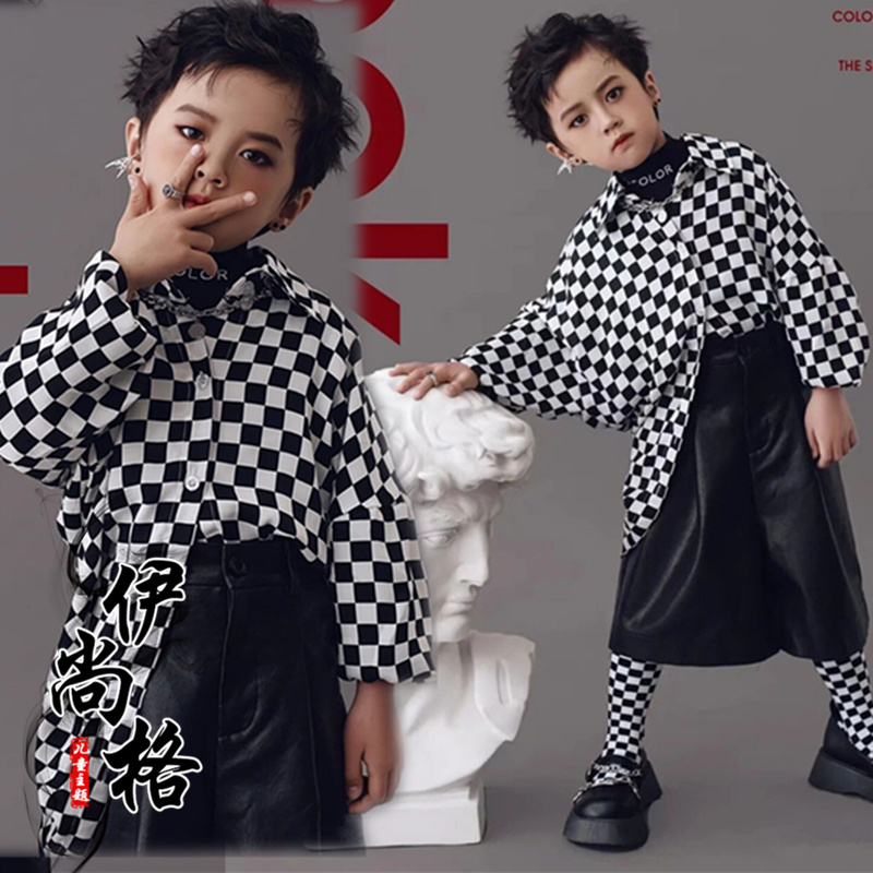 男童舞台走秀大赛儿童演出服