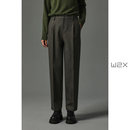 新款 休闲毛呢长裤 加厚羊毛裤 裤 子 直筒宽松垂坠感西装 w2x2025冬季