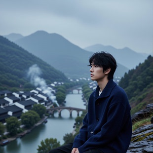 w2x秋冬毛衣男款羊毛衫人夫感穿搭冬季新款男士针织开衫男装外套